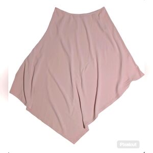 Women's Blush Pink Asymmetrical Gaucho Pants. Size: Small